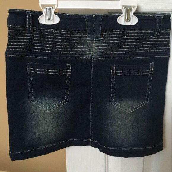 NWOT Dex Girl's Denim Mini Skirt - Picture 2 of 3